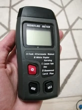 Medidor de humedad de madera EMT01 0-99.9%, medidor de humedad Digital de madera, higrómetro, Detector de humedad de madera, pantalla LCD grande