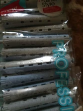 Rizador de pelo con núcleo de tracción, herramienta para rizar el cabello, rizadores de pelo mágicos para peluquería, salón de belleza, 12 unids/lote