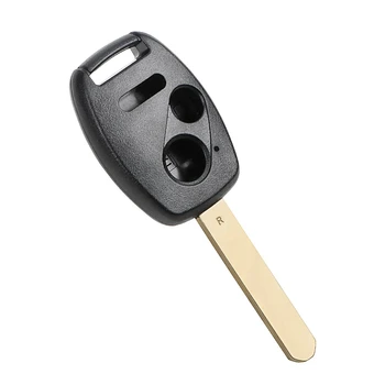 

Remote Key shell 3 buttons with blade HON66 battery on without Transponder chip for Honda Accord Civic