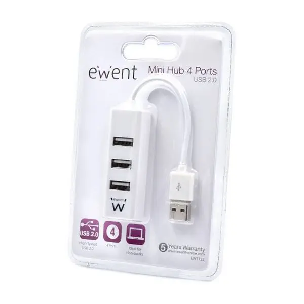Usb-хаб Ewent EW1122 белый