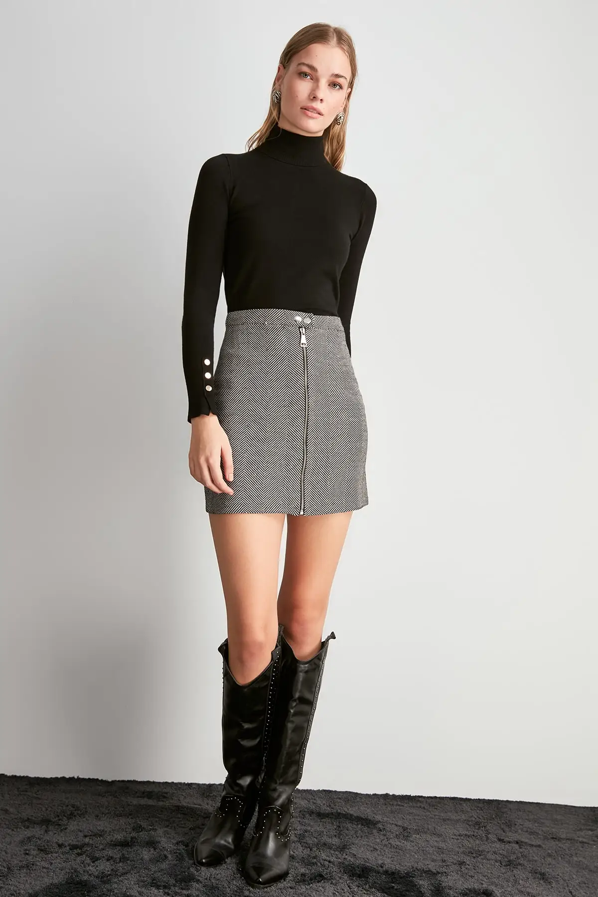 Trendyol Pullers детальная юбка TWOAW20ET0268