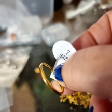 CACANA-anillos de acero inoxidable para parejas, oro rosa, antialergia, lisa, sencilla, Bisutería