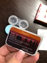 2 uds. De lentes de contacto de Color para Halloween, Cosplay de Anime, lentillas de ojos góticas, Manson de colores blanco, negro y rojo, lentes de contacto