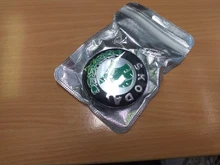 Pegatina para neumático de coche, accesorios para Skoda Rapid GT Superb Fabia Kodiaq Octavia kamiq, 56mm, logotipo del Centro 3D, 4 Uds.