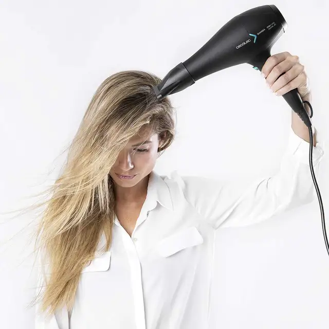 Cecotec Secador De Pelo Iónico Bamba Ionicare 5350 Powershine Ice. 2600w,  Ion Real, Dos Boquillas De Precisión, Difusor Volumen - Salon Hair Dryer -  AliExpress