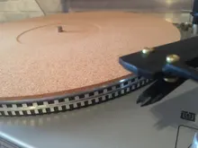 Slipmat para LP de corcho tocadiscos, tapete para disco de vinilo LP de 12 pulgadas