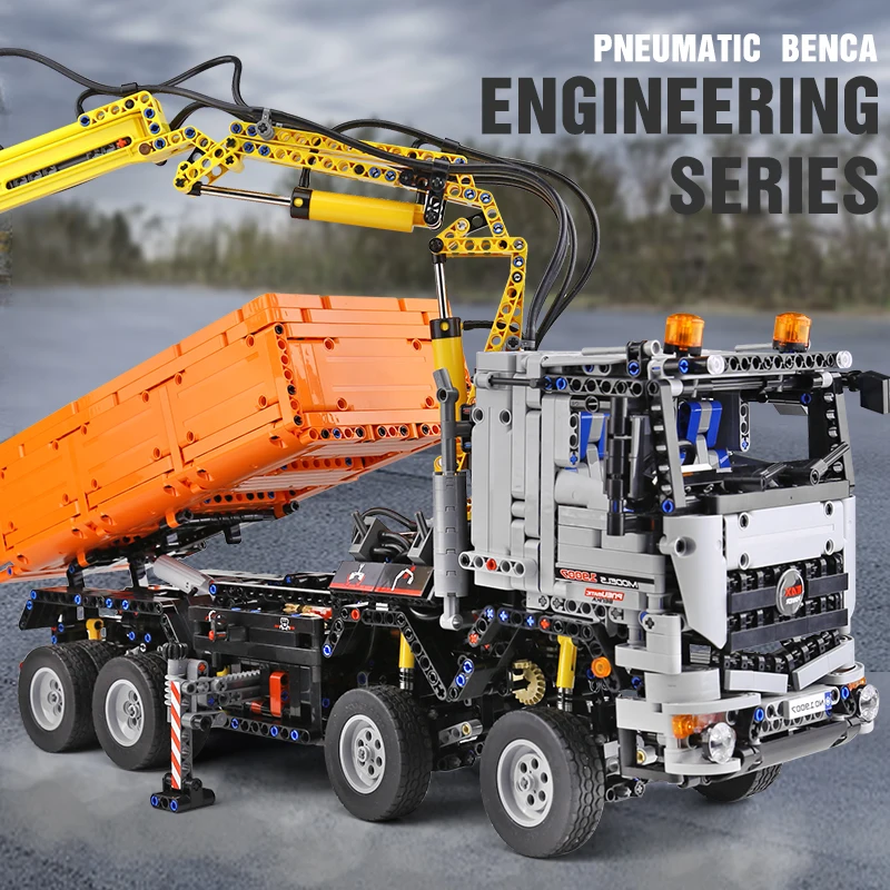 Mold King Technic Car App моторизованный Arocs 3245 автомобиль совместим с 42043 моделями