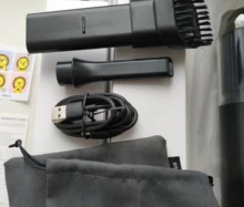 Baseus-miniaspiradora de mano inalámbrica para coche, aspirador portátil de 15000Pa con luz LED, para limpieza del hogar