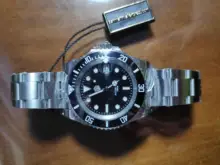 San Martin -Reloj de cuarzo con cristal de zafiro, pulsera de reloj mecánico, automático, con esfera de cerámica y con fecha