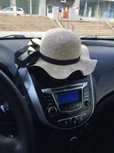 Sombrero de paja para niña y niño, gorra de paja ondulada decorada con cinta negra, Sombrero de Panamá, gorro de Sol para niño, sombreros de playa para bebé