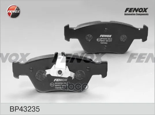 Bp43235_колодки Дисковые Передние! Mb W202 2.3/2.4/2.8/W210 2.0-3.0d 95 Fenox Bp43235 FENOX арт. BP43235