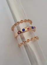 Conjunto de Anillos de nudillo de cristal Vintage para mujer, colgante de luna de loto, anillo bohemio, regalo de joyería