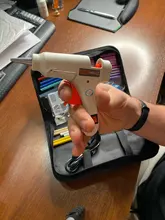 Juego de pistola de pegamento 6 en 1, herramienta de reparación de manualidades de fusión en caliente eléctrica, profesional, bricolaje, 110-240V, 20W, con palos de regalo, envío gratis