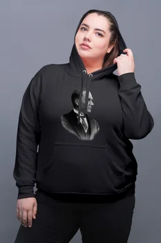 

Angemiel Wear Ataturk Black Women Hooded Sweatshirt
