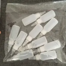 Container Crafts Squeeze-Bottles Food-Grade Plastic Small Condiments/arts Caps And 10PCS