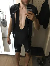 STRAVA negro ciclismo Jersey 19D babero conjunto MTB uniforme ropa de bicicleta de secado rápido ropa de ciclismo para hombre corto Maillot Culotte