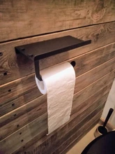 Soporte de papel higiénico de acero inoxidable para baño, montaje en pared, soporte de papel de váter para teléfono, estante, accesorios para rollo de toalla