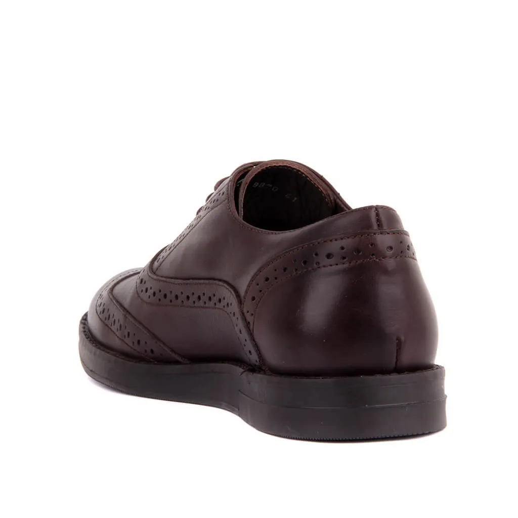 Sail Lakers-коричневая кожаная мужская повседневная обувь