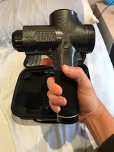 Pistola de masaje de percusión de tejido profundo, masajeador muscular para aliviar el dolor, 30 velocidades, pantalla táctil LCD, pistola de Fascia, masajeador corporal eléctrico