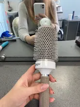 Round Comb Hair-Brush-Comb Ceramic Professional High-Temperature-Resistant Iron 5-Size