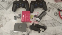 Game-Kit Case Power-Supply Sd-Card Raspberry Pi 4-Model Wireless Switch Fan Video-Cable