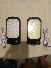 Portable LED Flashlight Power-Display Magnet-Design Camping Lantern Waterproof COB 