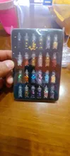 Set de 48 botellas de resina epoxi brillante, purpurina en polvo, corazón, estrella, Micro cuentas para arte de uñas, pegatinas de lentejuelas para fabricación de joyas DIY