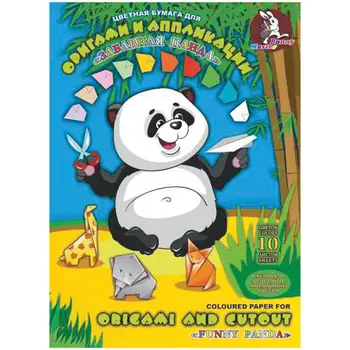 

Color paper for origami and appliques Lily holding 10 colors A4