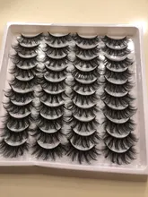 SEXYSHEEP-pestañas postizas de visón 3D, pestañas largas y esponjosas hechas a mano, Kit de maquillaje de extensión de ojos Natural, 5/8/12/20 pares