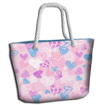 

Beach bag Hearts