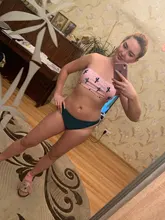 Swimsuit Micro Bikini Push-Up HOHL Beach-Bathers Women Biquini Cactus-Print Sexy