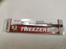 VETUS-Pinzas profesionales para pestañas, 3D, volumen, extensión de pestañas, ventilador, pinzas de cejas, cierre excelente