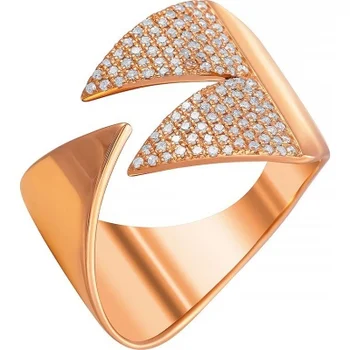 

Jay VI ring with 114 red gold diamonds