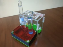 Mini granja de hormigas acrílicas para escalada, nido de hormigas para Taller, rayas horizontales, para caza