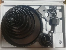 Saw-Set Drill-Bit Hole-Cutter-Set Plasterboard 19-127mm Woodworking-Hole Carbon-Steel