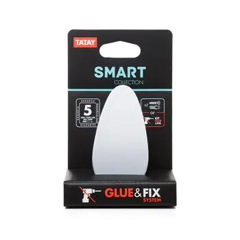 

HANGER BANO MURAL 1 KNOB ABS BL SMART TATAY 1 PC