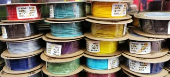 

26 color select --2mm black preminum grade Nylon Beading Thread String Rope Roll macrame Cord 13 Yard 40 Feet 12m