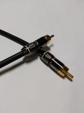 Conector RCA chapado en oro, adaptador de enchufe macho de vídeo/conector de Cable de Audio, 6mm, negro y rojo, superrápido, 2 uds./1 par