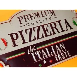 

Poster sheet PIZZA plate decoration Vintage for room wall, lounge, bar, garage