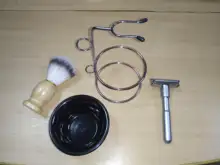 Brocha de afeitar para hombre, herramienta de afeitar con mango de madera, 2020