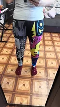 NORMOV-Leggings de entrenamiento para mujeres, leotardos con impresión digital, calzas, cintura alta, longitud hasta el tobillo, de realce, fitness