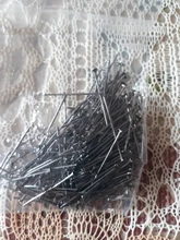 200 unids/bolsa 20 25 30 40 50 60mm Pines de cabeza plana Color dorado/plateado/bronce/rodio para hallazgos de joyería que hacen suministros DIY