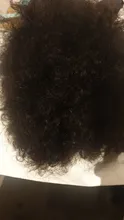 Afro corto Puff peluca brasileña corte Pixie pelucas Remy pelo Pelo Real pelucas de cabello humano para las mujeres de Color Natural Yepei pelo