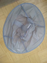 Ropa de peluquería para adultos, capa de corte de pelo transpirable tridimensional de 60cm, color gris medio, venta al por mayor