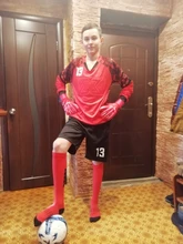 Portero De Fútbol de fútbol con estampado personalizado para niños y niñas, conjunto de ropa de entrenamiento protectora de seguridad