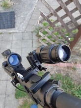 WIPSON-Mira 3X telescópica para rifle, objetivo con lupa óptica, compacto, con cubierta abatible, para arma de caza de 20mm