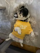 Letras de moda impreso Bulldog francés Camisa de algodón elástico ropa de perro mascota para Yorkshire Chihuahua verano bombero esposa camiseta bombero novia fuego emblema bombero Don bombero Cruz de traje