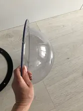 Ventana de ojo de buey para perro, redonda y transparente, para valla, Pet Peek Look Out, cúpula duradera