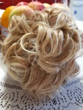 HUAYA-extensiones de cabello postizo con Clip para mujer, postizo de pelo sintético desordenado, peine para pelo afro rizado