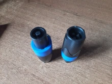 Conector R para altavoz, conector Powercon NL4FX, Speakon, 4 Pole Plug, macho, profesional, de audio, rojo y azul, 1 ud.